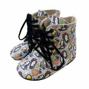 Spellbound Soles Addams Family Boots